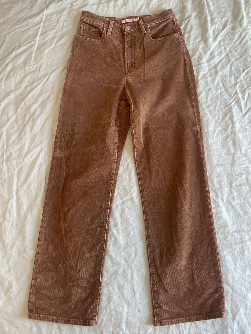 Levi's Brown Corduroy Ribcage Pants